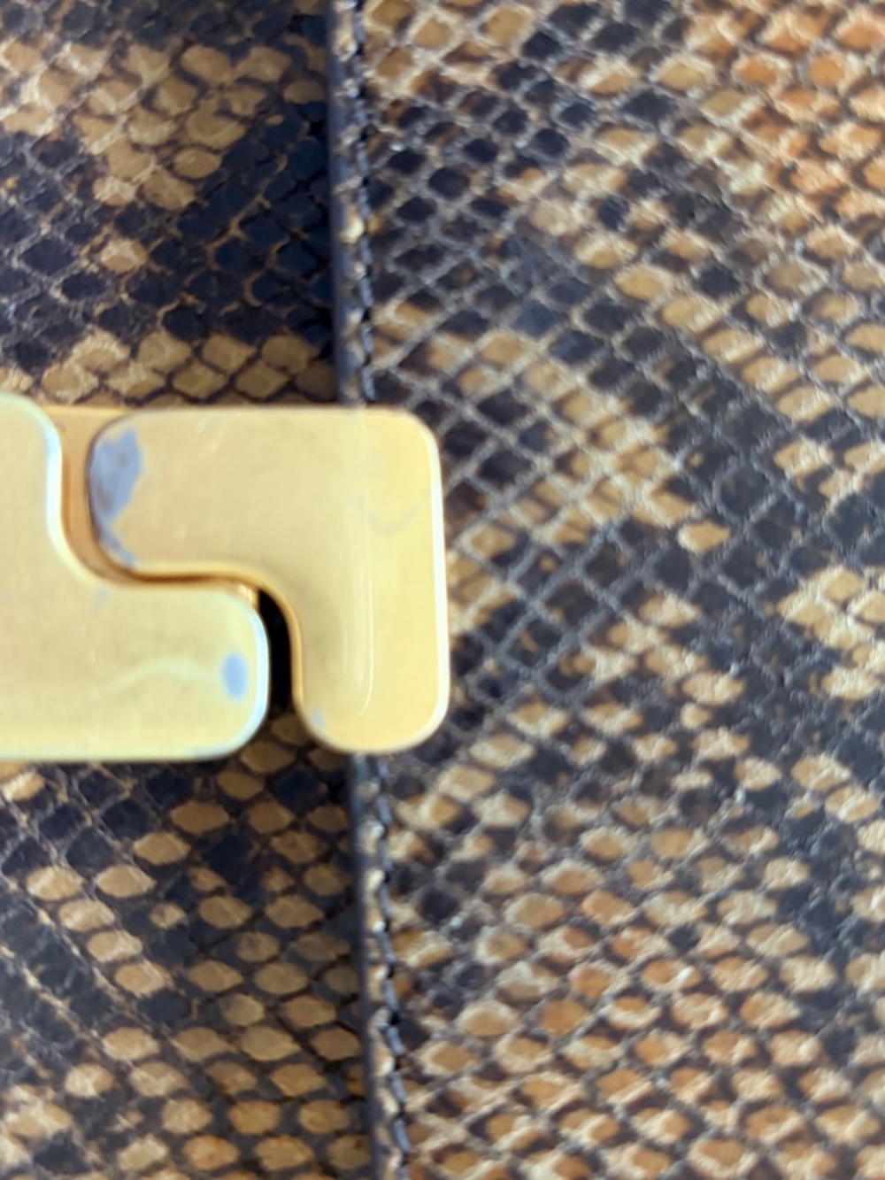 SOEUR Paris Snake Embossed Leather Crossbody Bag French Designer Matching Belt A - Picture 9 of 11